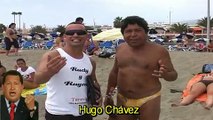 HUGO CHÁVEZ Vs REY DON JUAN CARLOS imitados por Fran Guevara