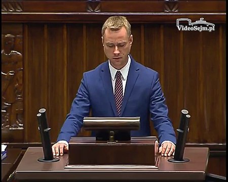 Poseł Michał Tomasz Pacholski - Wystąpienie z dnia 14 maja 2015 roku.