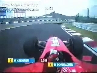 Hakkinen's last battle with Schumacher @ Suzuka 2001