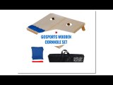 GoSports Wooden CornHole Set review