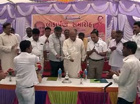 Devbhumi Dwarka Jakasiya Primary School opening by Edu Minister Bhupendrasinh Chudasama