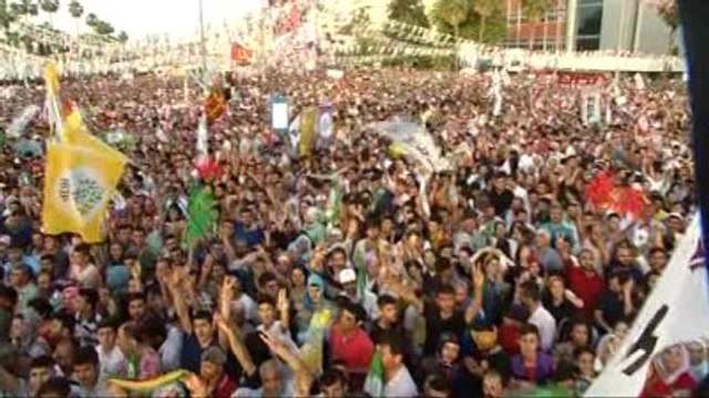 Adana- Hdp Eşbaşkanı Selahattin Demirtaş Adana Mitinginde Konuştu -8