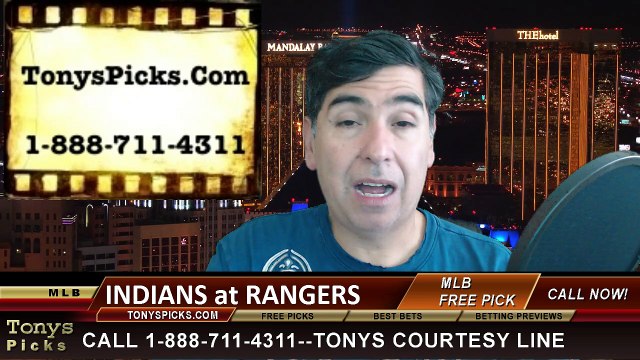 Cleveland Indians versus Texas Rangers Betting Lines MLB Free Pick Prediction Odds Preview 5-17-2015