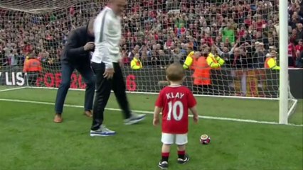 Klay Rooney scores his first goal at Old Trafford after 1-1 draw