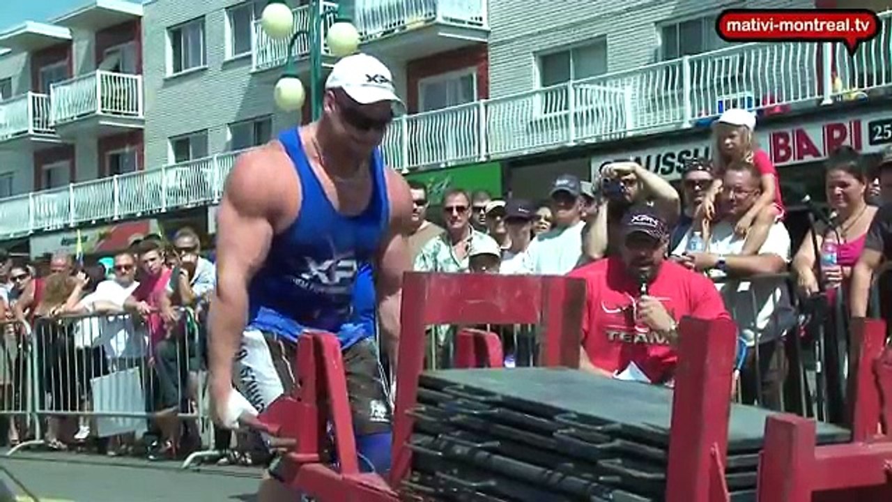 Hugo Girard l homme le plus fort du monde