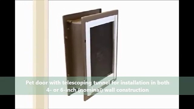 Buy Pet Products Online USA | PetSafe Telescoping Aluminum Wall Entry Pet Door | Petsafe Products