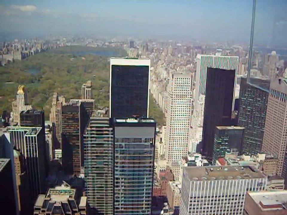 Central Park vu depuis Rockfeller Center