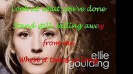 Calvin Harris feat. Ellie Goulding - Outside (lyrics)