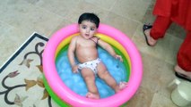 rohaan enjoy swimming in pool