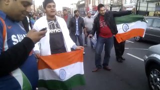 India v Pakistan 2011 soho road B'ham celebrations