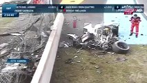 24 Heures of Le Mans 2014 Horror crash Loïc Duval