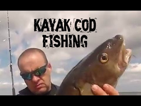 Kayak Fishing - Kayak Sea Fishing for Cod - Boulby UK - GoPro