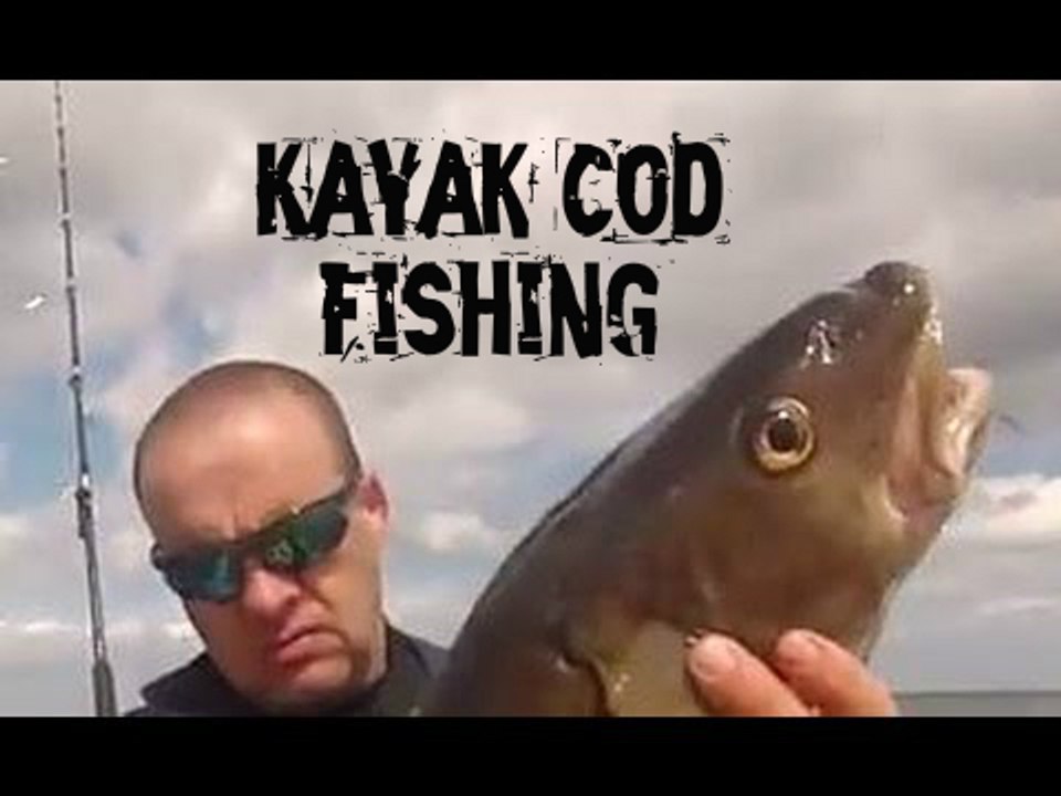 Kayak Fishing - Kayak Sea Fishing for Cod - Boulby UK - GoPro
