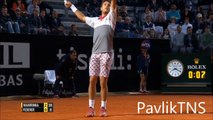 Roger Federer vs Stan Wawrinka Highlights SF - Rome Open 2015 - ateeksheikh