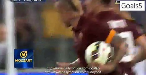 Radja Nainggolan Goal AS Roma 1 - 1 Udinese Serie A 17-5-2015
