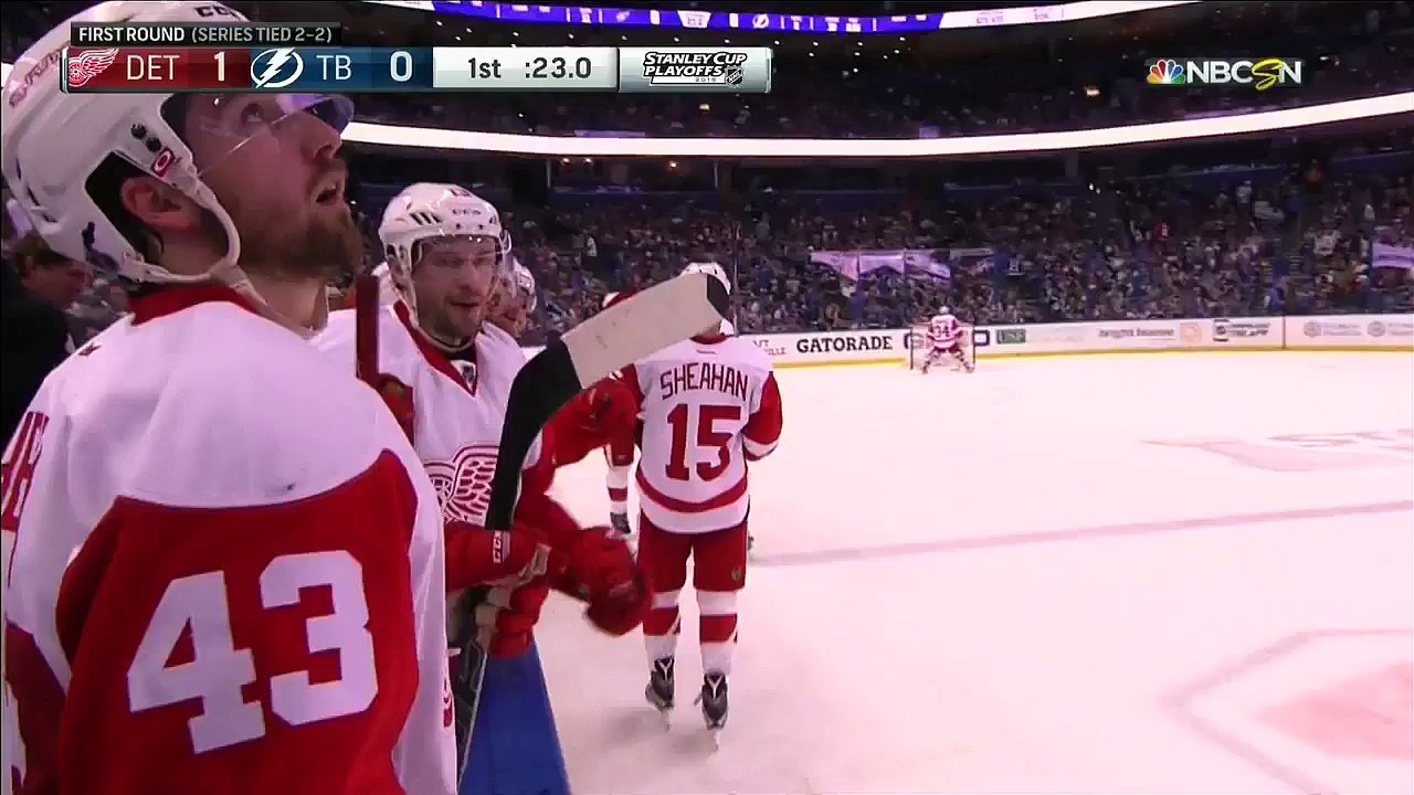NHL 2014-15 Conference 1-4 Final G5 - Tampa Bay Lightning vs Detroit Red Wings - 2015.04.25 Highlights