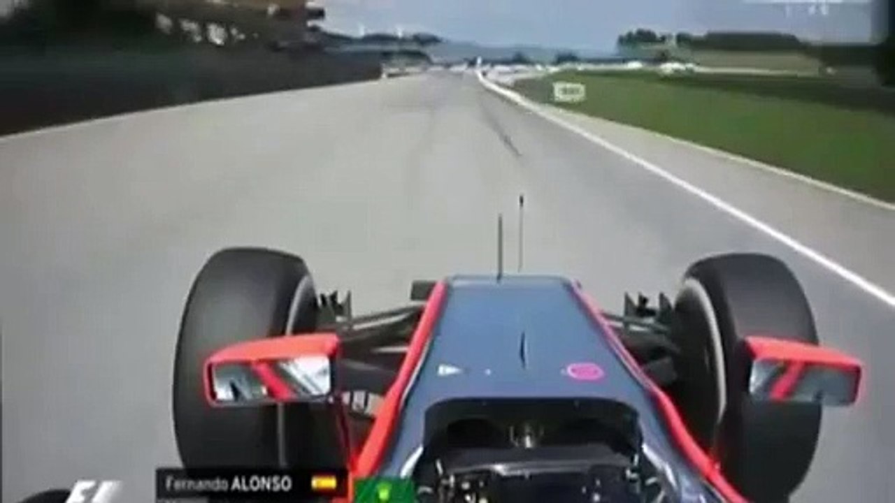 F1 2015 Malaysia Alonso Mistake Last Corner