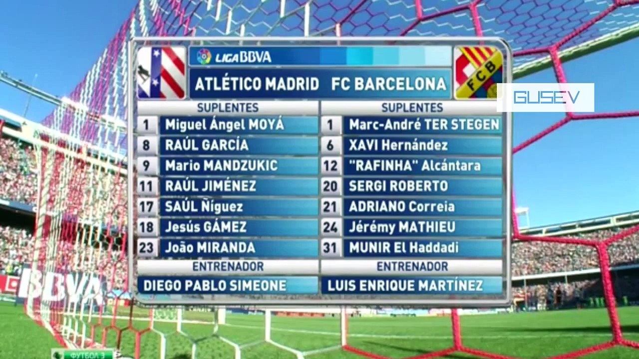 Atletico Madrid vs Barcelona 0-1 All Goals & Full Highlights La Liga 2015 HD 17-05-2015