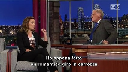 Olivia Wilde al David Letterman