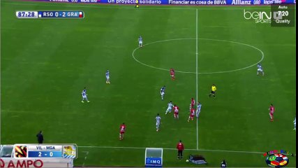 اجمل اهداف الليجا الاسبانيه هدف غرناطه الثالث 2015