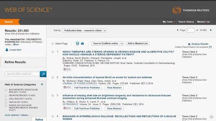 Web of Science Core Collection: Open Access