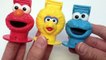Play Doh Cookie Monster Elmo Ernie Playdough Sesame Street Playdoh How to make playdough