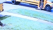 School Bus Driver Accidentally Drags Girl (Warning: Disturbing Footage)