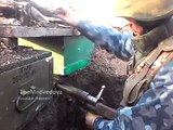 DPR Militias in their positions firing at the UAF, Donbass today