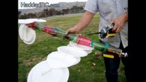 RC plane with plastic cups and plates by HaddadRC.com