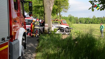 Wypadek na trasie Maków-Baborów