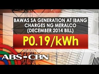 Télécharger la video: December bill ng Meralco, may bawas-singil