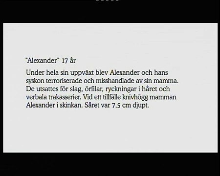 Det handlar om ett barn - Alexander berättar