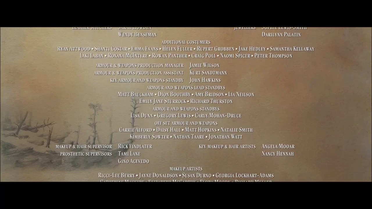 The Hobbit - The Battle Of The Five Armies - End Credits (Part 2)