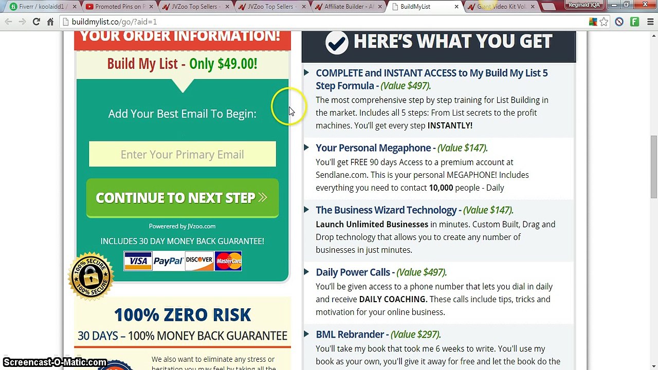 Build My List Review (Free $97 Coaching Bonus Included)