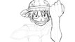 Drawing Monkey D. Luffy - One Piece /super fast/