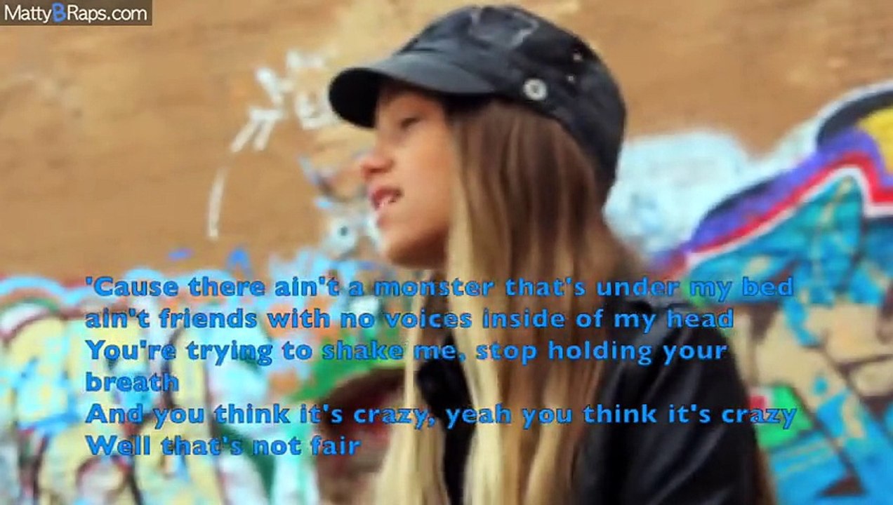 Eminem - The Monster ft. Rihanna (MattyBRaps Cover ft Skylar Stecker) (Lyrics on Video)