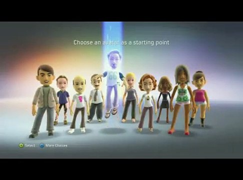 Xbox 360 - Avatars in New Xbox Experience