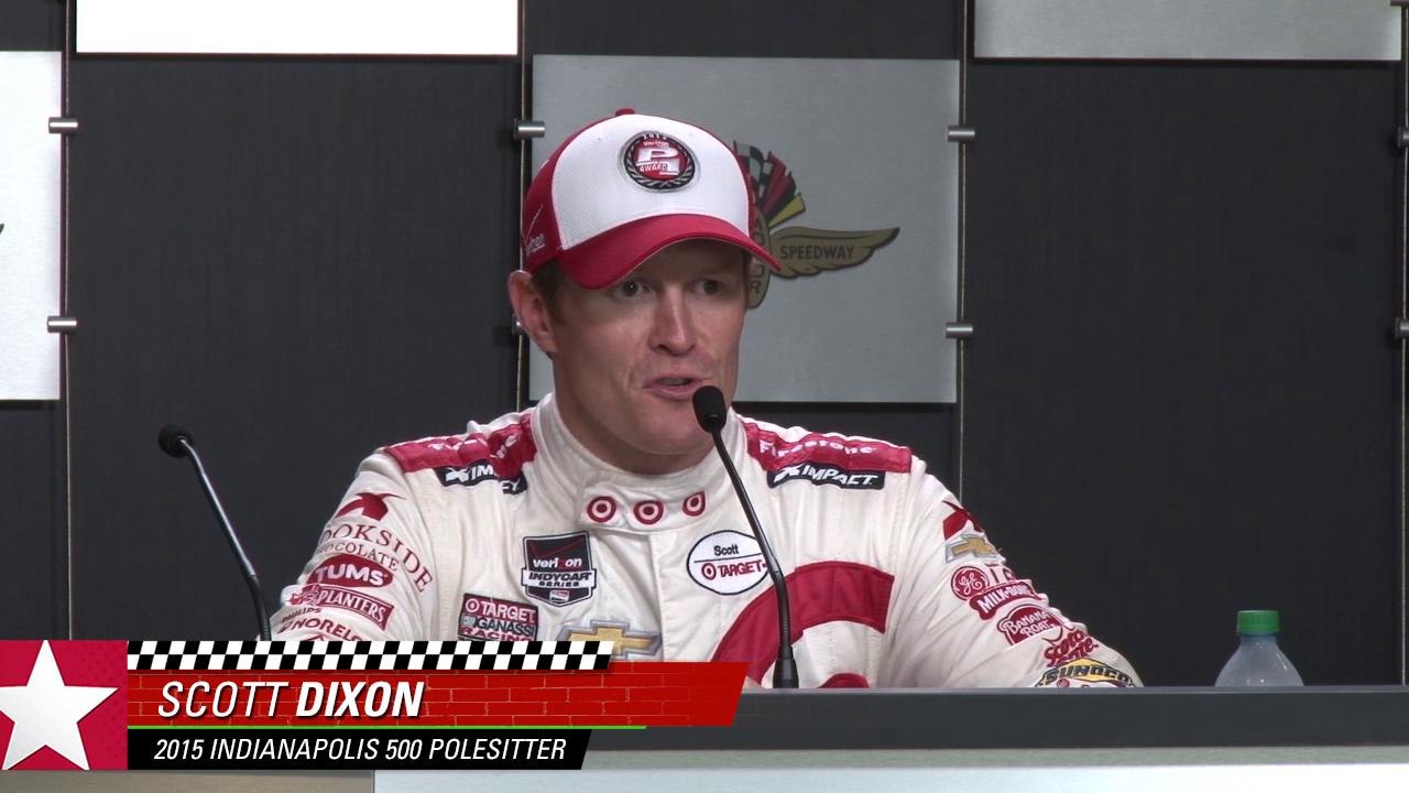 Scott Dixon wins pole for the 2015 Indy 500