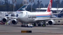 Cargolux 747-8F Delivery Flight & Wing Wave of LX-VCI @ KPAE