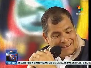 Ecuador es un país verde, dice Correa en campaña de reforestación