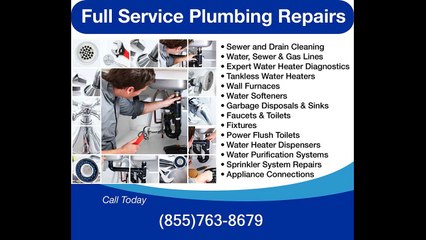 Emergency Plumbing Repair 855-763-8679 Indian Wells, CA