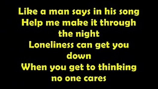I Don't Like To Sleep Alone Lyrics On Screen by Paul Anka - Vidéo