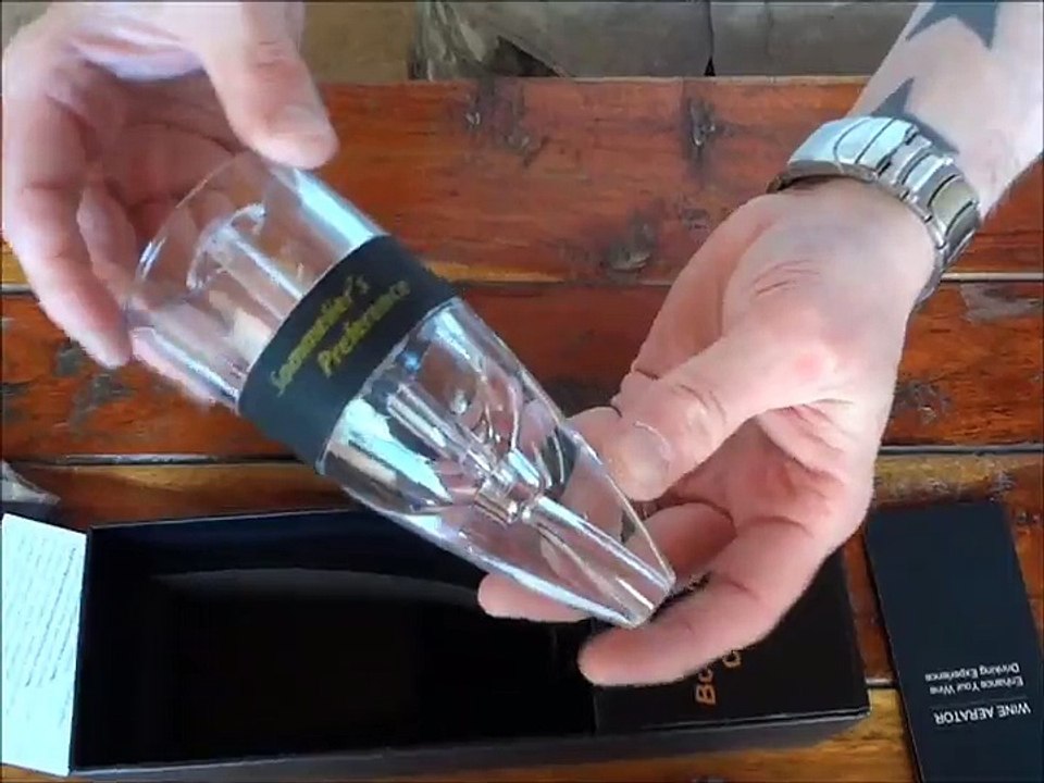 Simply the Best 3 Stage professional standard wine aerator, decanter set