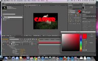 After Effects - Motion Tracking w/Text Compositing
