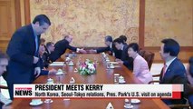 President Park meets visiting U.S. Secretary of State John Kerry