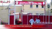 Ceyhan M Tipi Kapalı Cezaevi'nde yangın çıktı