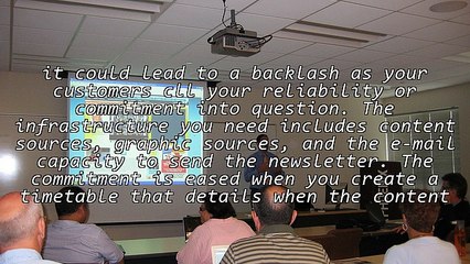 Developing an E-Mail Newsletter