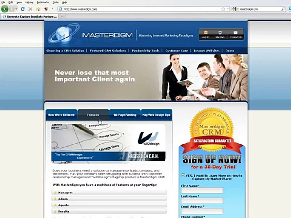 Masterdigm.com - Real Estate CRM