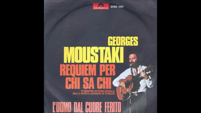 Georges Moustaki - L'uomo dal cuore ferito [1970] - 45 giri