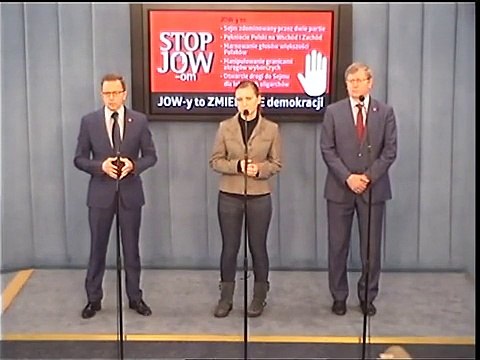 Poseł Zbyszek Zaborowski - konferencja z 14 maja 2015 r.